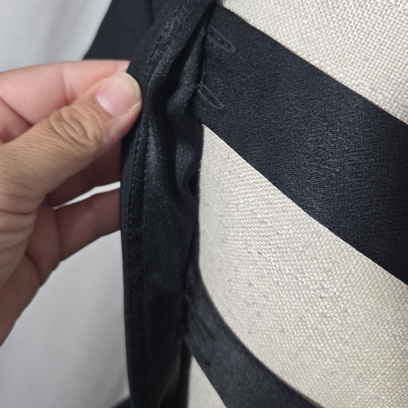 90's Vintage Gillian Women little Black Cocktail Dress 8 Backless Nordstrom Sz 4 - Picture 7 of 9